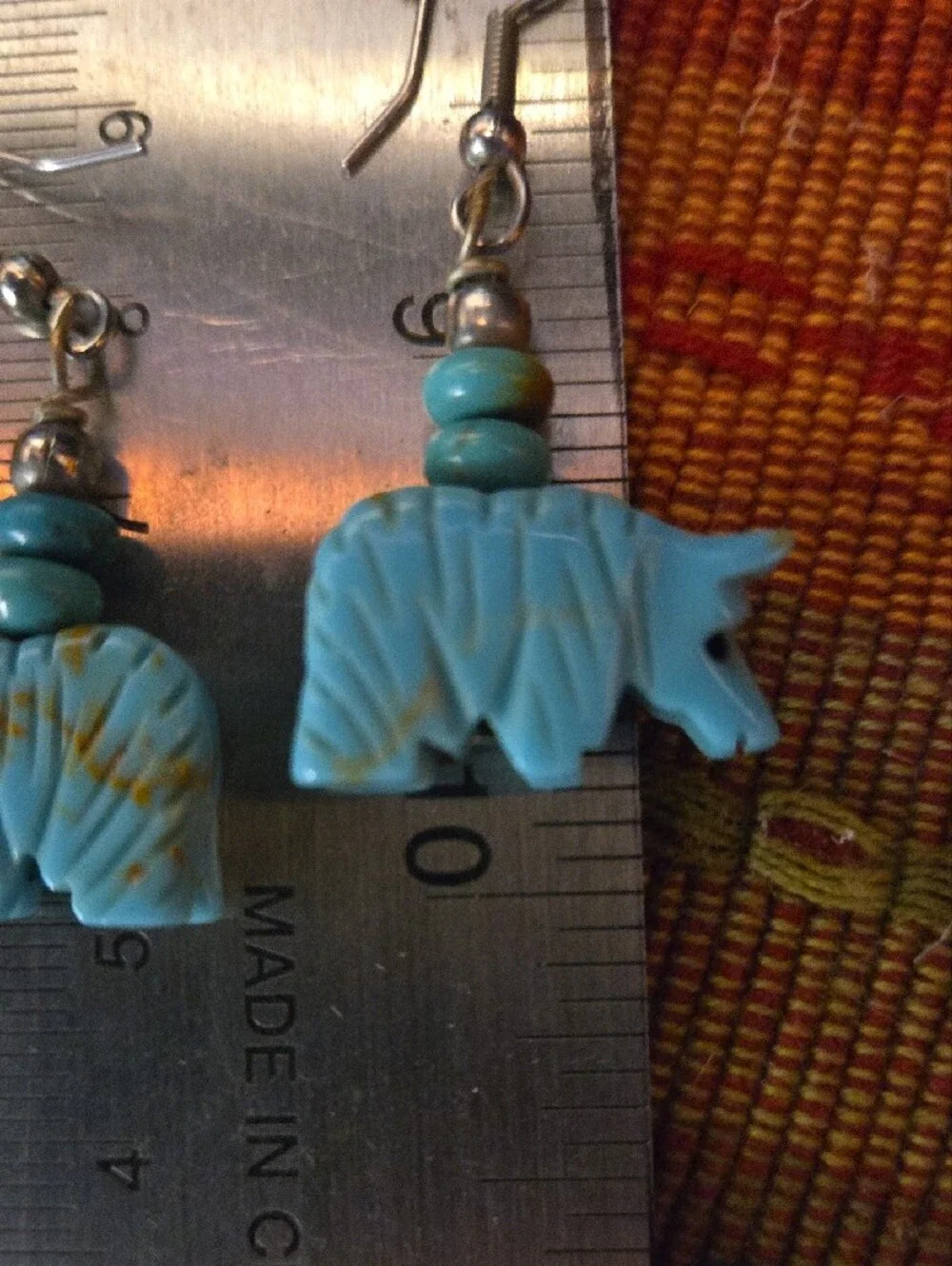 Zuni Fetish Artisan charming turquoise